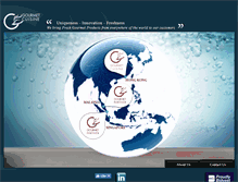 Tablet Screenshot of gourmetcuisine.com.hk