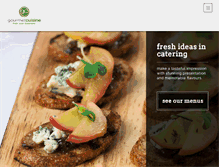 Tablet Screenshot of gourmetcuisine.com